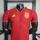 CAMISA VERSÃO PLAYER DA SELEÇÃO DA ESPANHA 22/23 VERMELHO