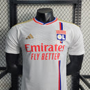 CAMISA VERSÃO PLAYER DO LYON 22/23 BRANCO E VERMELHO
