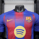 CAMISA VERSÃO PLAYER DO BARCELONA 25/26 AZUL E VERMELHO