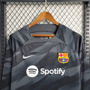CAMISA MANGA LONGA DO BARCELONA  23/24 BLACK